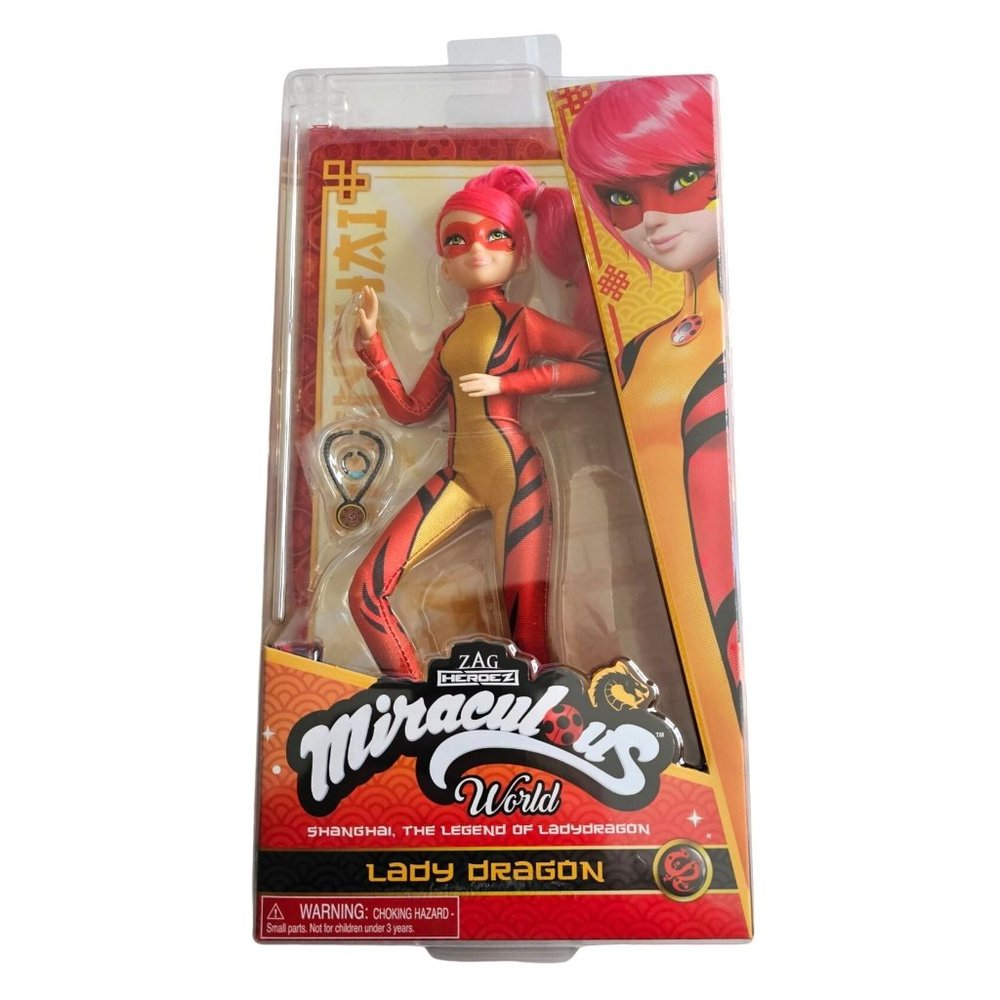 Miraculous World Lady Dragon “Miraculous: Shanghai Movie” 10.5" NIB
